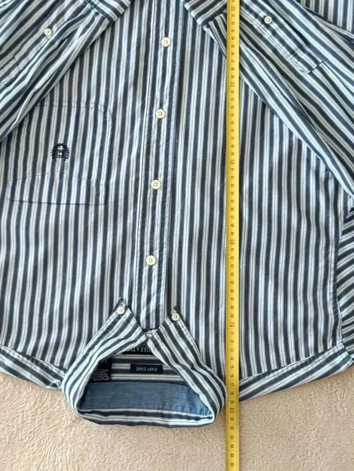 Chaps blue white stripes shirt Size L – photo 11